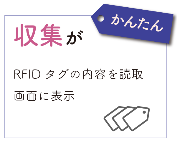収集がかんたん